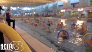 Activ8 Aquafit Fitness Class  Splash Stockton [upl. by Nelg]