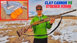 DoAll Clay Cannon Review amp Test Stoeger M3500 SemiAuto Shotgun [upl. by Yecaw]