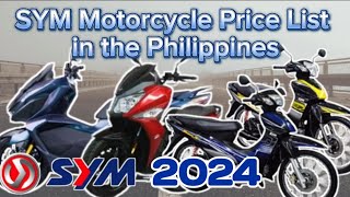 SYM Motorcycle Price List in the Philippines [upl. by Kaz]