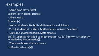 First Order Logic Knowledge RepresentationLecture 15Artificial IntelligenceTamil [upl. by Penni]