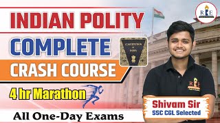 Complete Political Science Polity crash course for all 1 day Exams SSC CGL CHSL MTS RRB [upl. by Arutak]