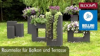 Raumteiler für Balkon und Terrasse  DIY Sommerdeko  summer decoration  BLOOM’s Floristik [upl. by Notnilc]