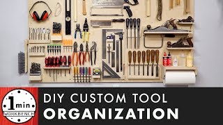 How to Make a Custom Tool Organization Board [upl. by Adnahsat]