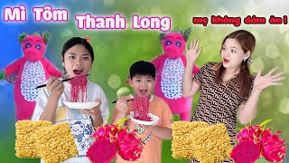 Lần Đầu Ăn Mì Tôm Thanh Long Có Ngon Không trangandvinhtv [upl. by Haimaj]