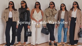 HOW TO STYLE NEUTRAL COLOURS  SPRING CAPSULE WARDROBE [upl. by Anaidirib]