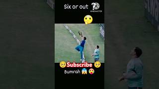 Bumrah ne rok diya six ☺️ shortvideo trendingvideo cricket cricketnews cricketlover [upl. by Schroder]