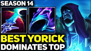 RANK 1 BEST YORICK DOMINATES THE TOP LANE  League of Legends [upl. by Assenab]