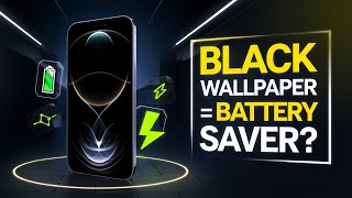 How Black Wallpaper Saves Battery 🤫 [upl. by Lledra]