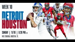 Texans vs Lions 111024 nfl [upl. by Nylime]