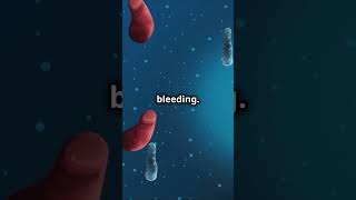 The Normal Blood Clotting Process Explained bloodclotting process explained shorts trending [upl. by Idorb]