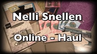 XL Nelli Snellen HaulOnline Haul deutsch Scrapbook Misti Stampingtool DIY [upl. by Ardaid]