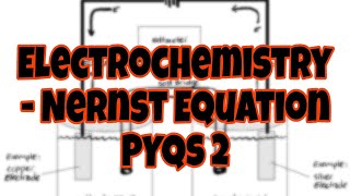 Electrochemistry  Nernst Equation  Part 2  Class 12 PYQs  CBSE NCERT [upl. by Sidonnie]