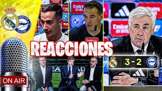 REACCIONES MADRIDISTAS DEL REAL MADRID 32 ALAVES 🤯 RMTV EXPLOTA POR EL POLEMICO ARBITRAJE [upl. by Yrhcaz]