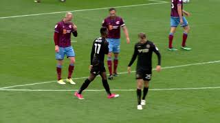 HIGHLIGHTS SCUNTHORPE UNITED 1 WIGAN ATHLETIC 2  07102017 [upl. by Ahsyekal]