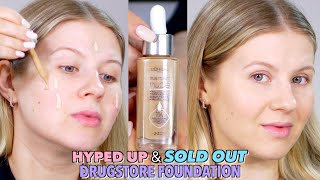 HYPED UP amp SOLD OUT New Drugstore Foundation [upl. by Fokos522]