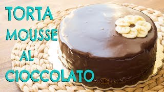 Torta Mousse al Cioccolato con 4 Ingredienti  Ricetta Facile e Veloce  55Winston55 [upl. by Aiuqal417]