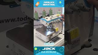 Reel Comercial Overlock JACK E4 Serie S  Todo Costura SA [upl. by Marquet]