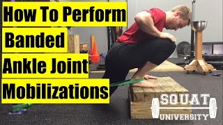 Banded Joint Mobilizations for Stiff Ankles [upl. by Mellisent]