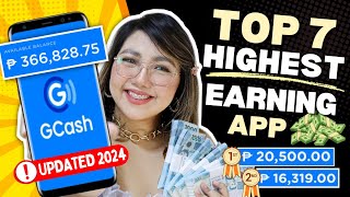 TOP 7 LEGIT AND HIGHEST EARNING APP 2024  I EARNED P20500 IN 1 APP WITH OWN PROOF GCASH amp PAYPAL [upl. by Dilan]