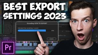 Best Video Export Settings Adobe Premiere Pro 2023 For Youtube Videos fast amp easy [upl. by Moffat]