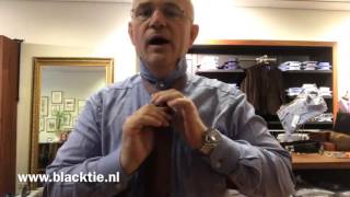 Stropdas knopen dubbele windsor stropdas knoop How to tie a tie [upl. by Ainna]