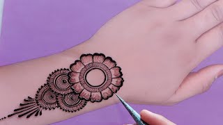 Very beautiful stylish mehndi design  easy amp simple mehndi design  mehndi ka design mehndi design [upl. by Reyem]