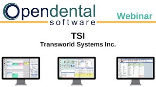 Open Dental Webinar  TSI [upl. by Ljoka]