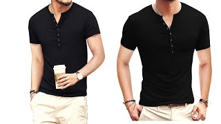 Top 10 Best Mens Henley Shirts You Can Buy on Amazon Right Now [upl. by Anyzratak]