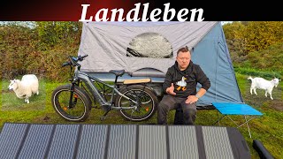 Auf EBike Tour mit Mokwheel Basalt und dem Fahrradwohnwagen BTurtle [upl. by Devina]