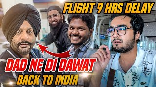 Back to India  Dad Ki Dawat After Umrah  Amer Bhai and Abdullah Bhai  Param Vlog 157 [upl. by Yntruoc]