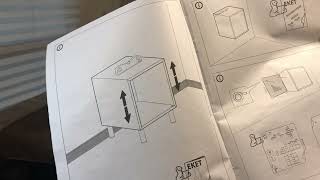 Assemble a EKET 903 449 27 Cabinet with door IKEA [upl. by Namien]