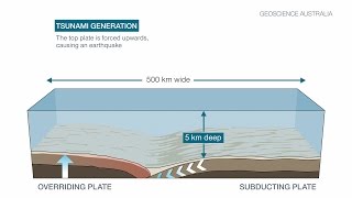 Tsunami caused by earthquakes [upl. by Akinal]