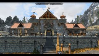 Valkyrja Castle  Skyrim Special Edition House Mod [upl. by Cathie]