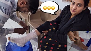 Kya haal ho gya hai mere per ka😕 Dr ko gye dekhane  snappygirls vlog vlogger therott [upl. by Meggy]