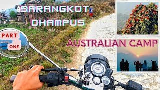 Pokhara to Dhampus by bike  Dhampus to Australian Camp Ep 01 pokharanepal dhampusroad [upl. by Amsab]