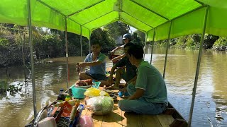 24H trải nghiệm trên ghe mùa nước nổiTT50Sanbatlaivungvlog [upl. by Bravar431]