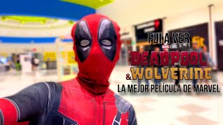 Fui al estreno de DEADPOOL amp WOLVERINE vestido así cringe total [upl. by Akyeluz]