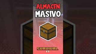 ALMACÉN MASIVO shorts minecraft [upl. by Louanna]