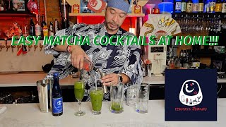 FUN AND EASY MATCHA COCKTAIL YOU CAN MAKE AT HOME Watch till the end for a free cocktail [upl. by Alaik]