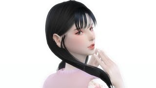 심즈 4 일본 메이크업 CAS Sims 4 Japanese Make Up Look CC List [upl. by Yseult]