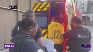 VIDEO Travis Scott Arrested in Paris [upl. by Eugenle427]