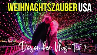 🎄 Erste Weihnachten in Amerika 🇺🇸 IRRE WEIHNACHTSBÄUME amp ÜBERALL LICHTER  USA Auswanderer VLOGmas [upl. by Mari]