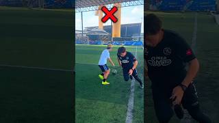 1000 iq insane Football Control 🥶🔥💯 soccerpractice footballskills footballshorts [upl. by Avonasac]