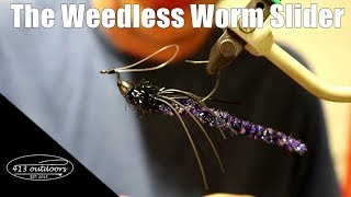 How to Tie a Weedless Worm Fly [upl. by Atteuqehs221]