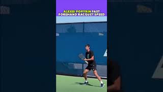 WATCH POPYRIN AMAZING FOREHAND RACQUET SPEED tennis shorts [upl. by Truk]