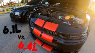 CHRYSLER 300 SRT8 VS SCATPACK CHARGER INSANE RACES [upl. by Arleen]