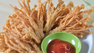 SUPER RENYAH RESEP JAMUR ENOKI GORENG CRISPY [upl. by Giulietta167]