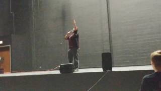 Kid does quot22 jump streetquot slam poetry for talent show [upl. by Milde]