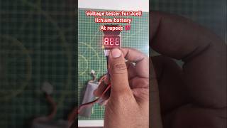 Know your battery voltage at 100 rupees  very useful voltage tester voltage battery trending [upl. by Luapleahcim]