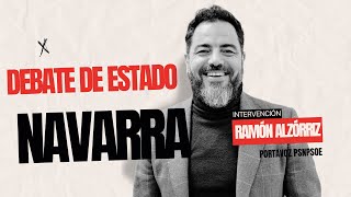 Debate de estado de la Comunidad Foral de Navarra  Interviene Ramón Alzórriz [upl. by Ellimaj]